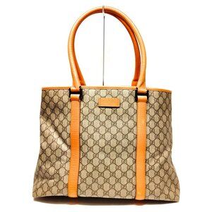 Orange Original GG Supreme Canvas Joy Tote